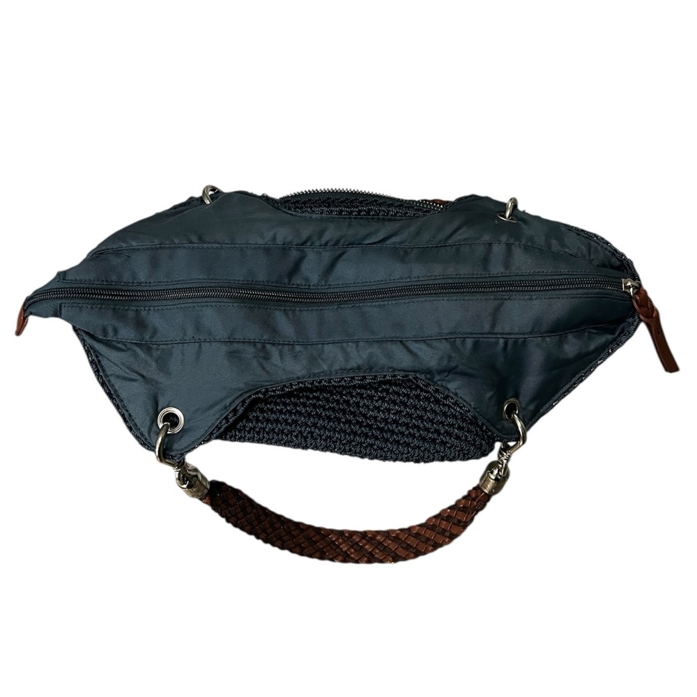 The Sak Blue Knit Braided Handle Shoulder Bag - Picture 10 of 16